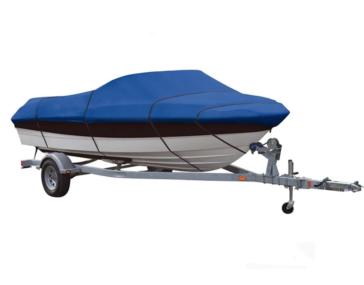 BLUE, GREAT QUALITY BOAT COVER Compatible for Princecraft 145 PRO CS