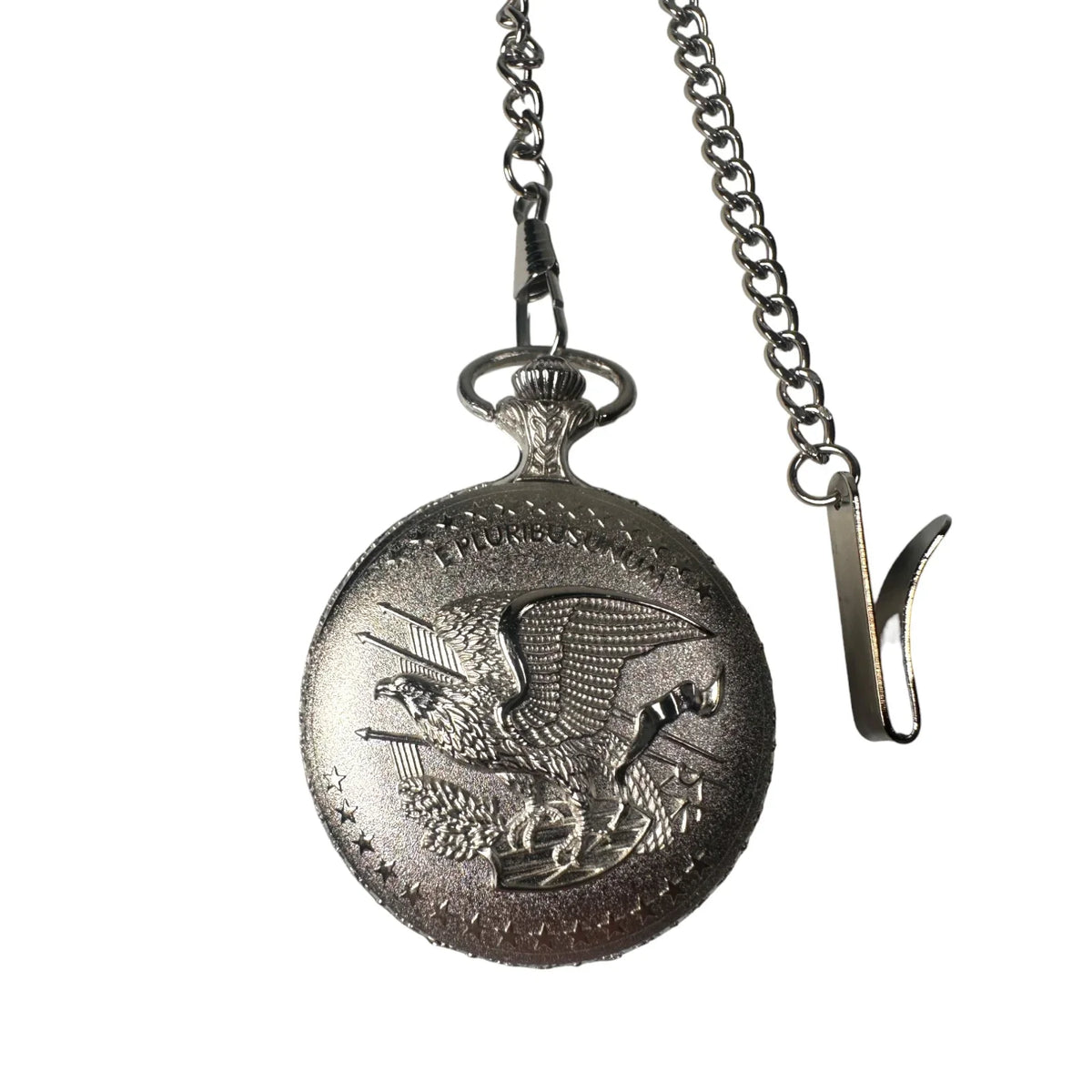 American Coin Treasures 1800's Morgan Silver Dollar Pocket Watch