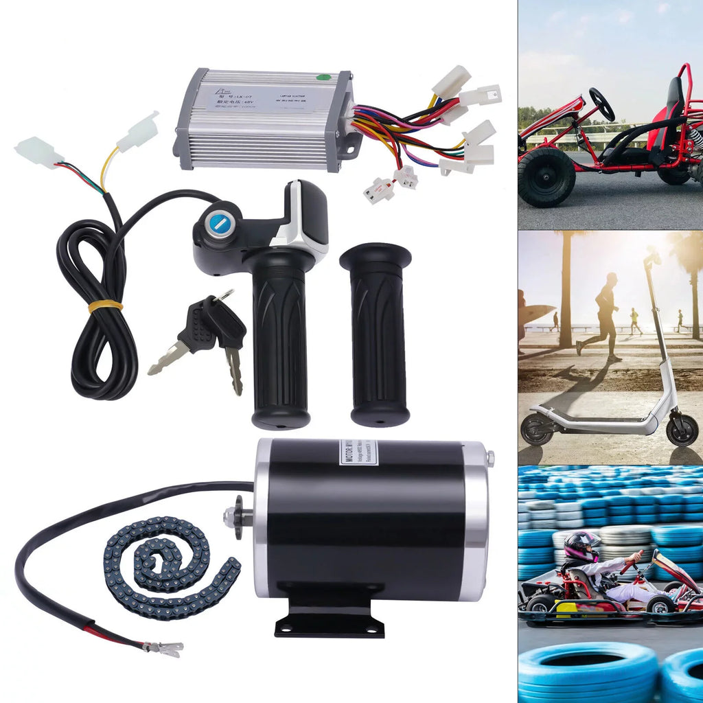 Miumaeov 48V 3 Speed Gears Brush Electric Bicycle Conversion Complete High-quality Kit