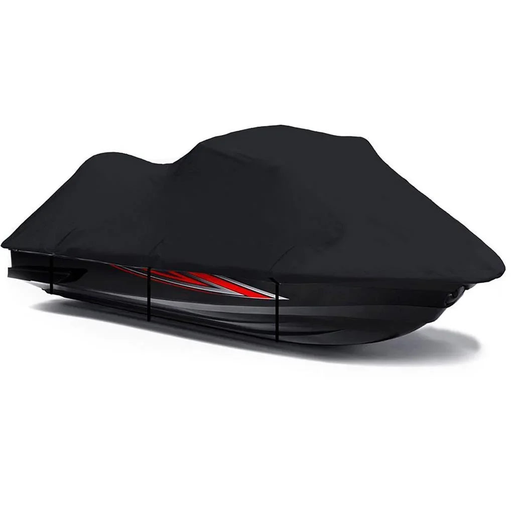 BLACK 600 DENIER JetSki Cover Compatible for Kawasaki 750 STX 1994 1995 1996 1997 1998 Jet Ski Watercraft Cover