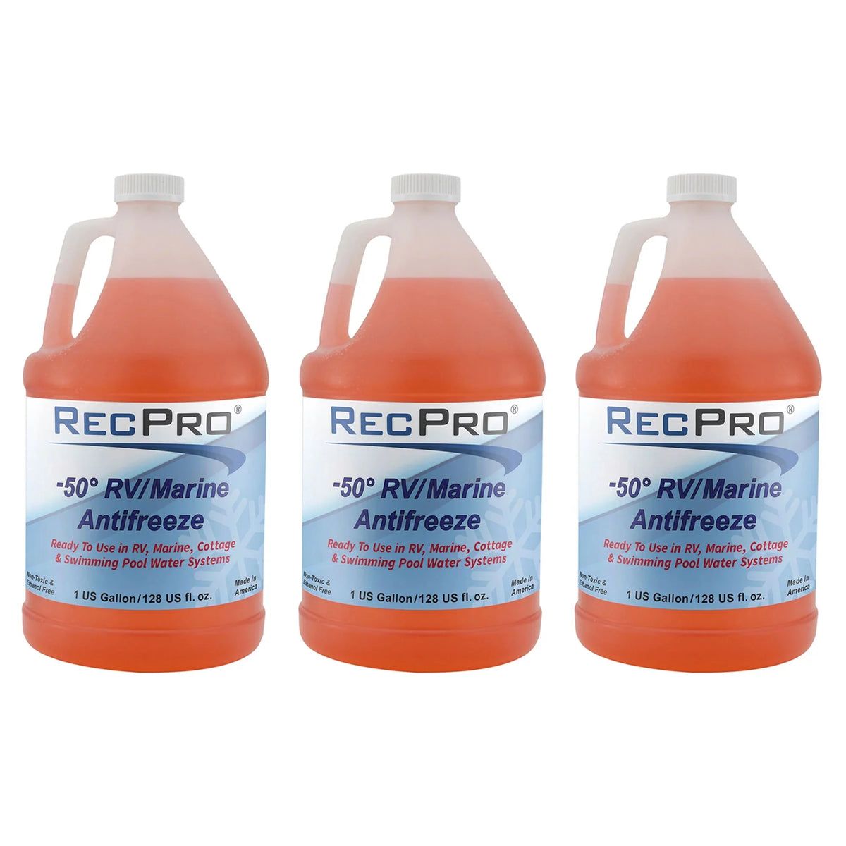 RecPro RV Antifreeze Concentrate Fluid for Winterizing Vehicles (2 Pack)