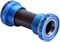 Wheels Manufacturing BSA Bottom Bracket - Shimano Hollowtech II Spindle, ABEC 3, Teal