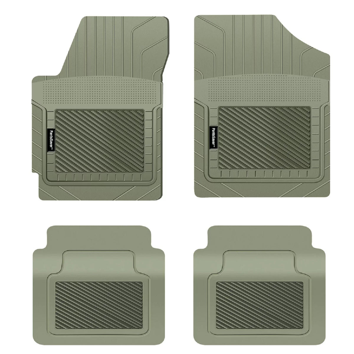 PantsSaver Custom Fit Floor Mats for Genesis GV60 2023 All Weather Protection -4 Piece Set (Gray)