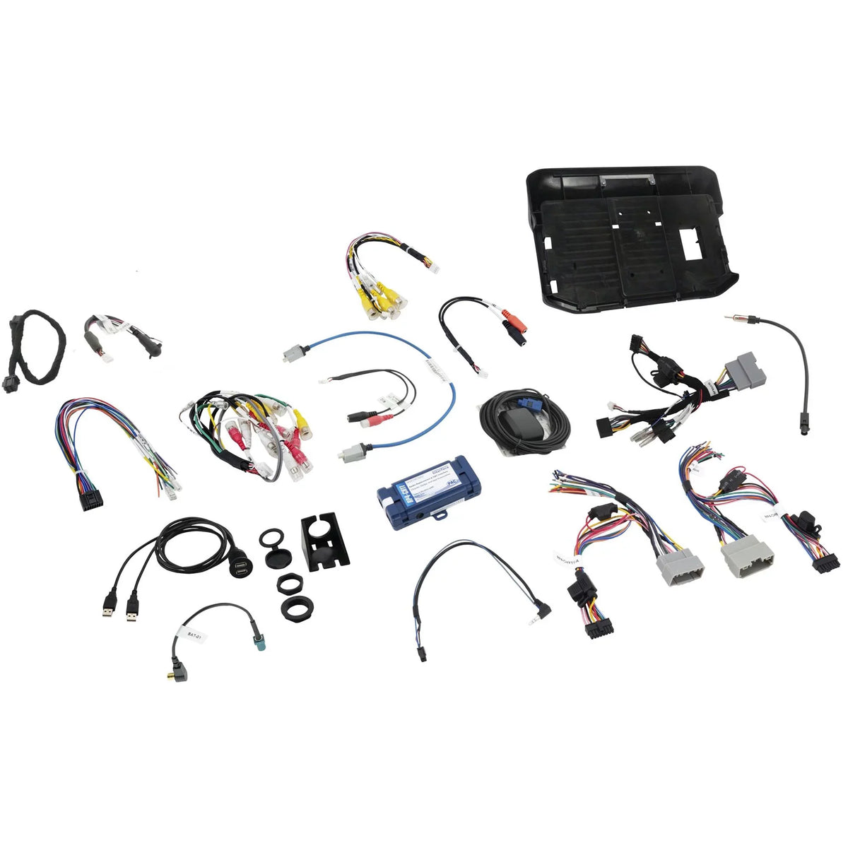 Stinger 2011-18 Wrangler JK Heigh10 10" In-dash Infotainment System with SR-JK11H Wrangler Flush-Mount Dash Kit and PCAM-JP Back Up Camera